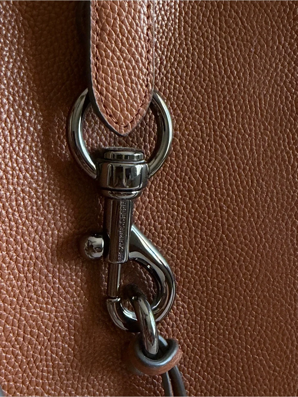 Rebecca Minkoff Brown Pebbled Leather Tote - Picture 4 of 11